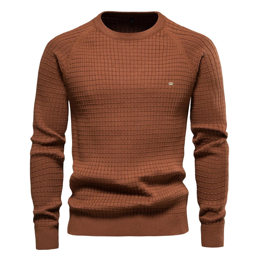 Orion™ | Premium elegant genser med mellomstore rutemønster